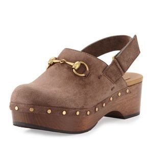 Gucci Suede Clog